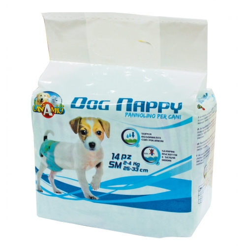 Купить Подгузники д/собак Dog Nappy MD, 3-6 кг, 25-33 см, 12 шт в интернет-магазине Ravta – самая низкая цена