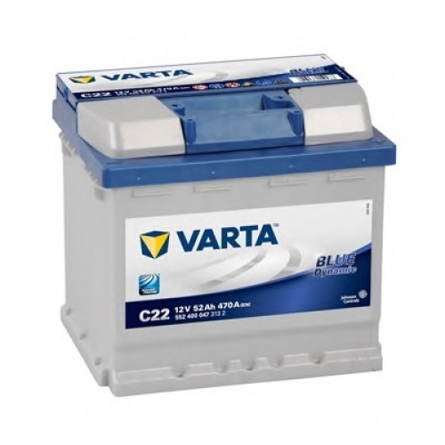 Купить Аккумулятор VARTA Blue Dynamic 552400047 52Ah 470A в интернет-магазине Ravta – самая низкая цена