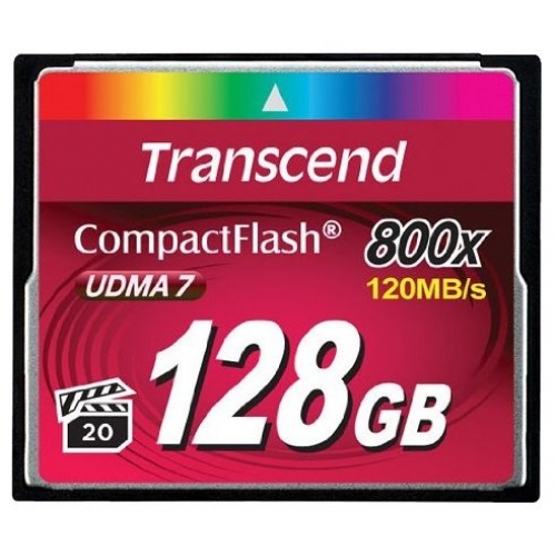 Купить Карта памяти Transcend 128GB 800X CompactFlash Card (TS128GCF800) в интернет-магазине Ravta – самая низкая цена