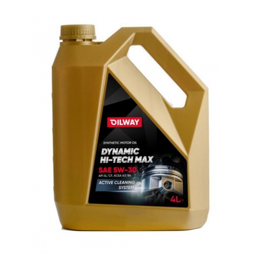 Купить Масло моторное OilWay Dynamic Hi-Tech Max 5W-30 4л в интернет-магазине Ravta – самая низкая цена