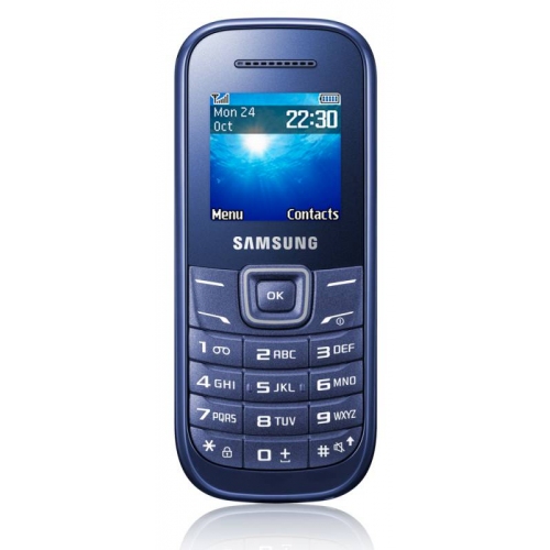Купить Мобильный телефон Samsung GT-E1200R синий моноблок 1.52" 128x128 GSM900/1800 MP3 8Mb в интернет-магазине Ravta – самая низкая цена