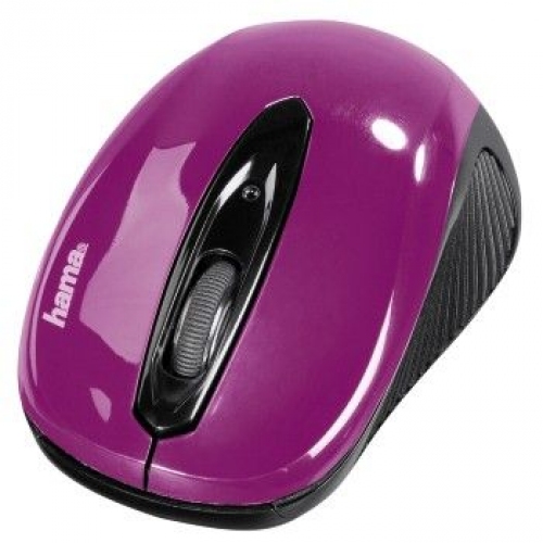 Купить Мышь Hama AM-7300 фиолетовый оптическая (1000dpi) беспроводная USB для ноутбука (3but) в интернет-магазине Ravta – самая низкая цена