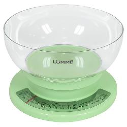 Купить Весы кухонные Lumme LU-1303 зеленый механ. в интернет-магазине Ravta – самая низкая цена