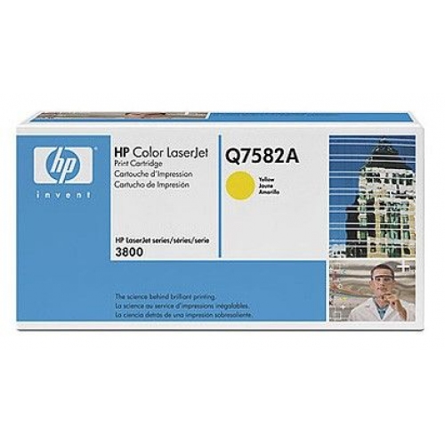 Купить Тонер картридж HP Q7582A yellow for Color LaserJet 3800 в интернет-магазине Ravta – самая низкая цена