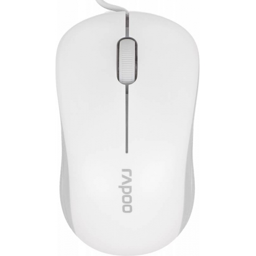 Купить Мышь Rapoo N1130 белый/серый оптическая (1000dpi) в интернет-магазине Ravta – самая низкая цена