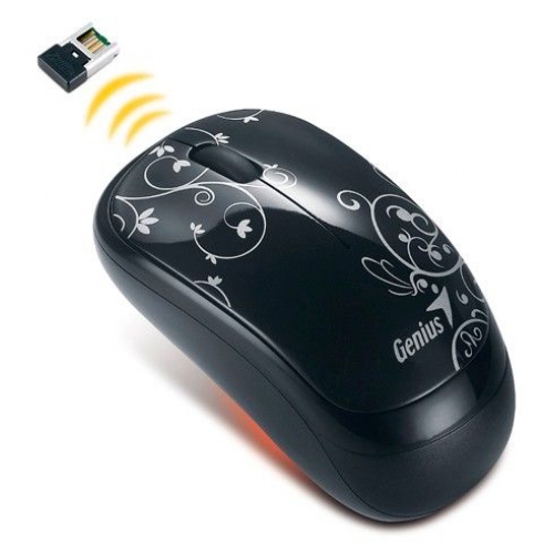 Купить Мышь Genius Traveler 6000 оптическая (1200dpi) беспроводная USB для ноутбука (2but) (черный) в интернет-магазине Ravta – самая низкая цена