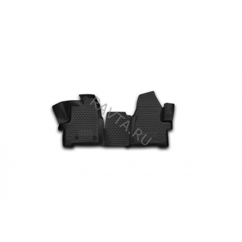 Купить Коврики 3D в салон FORD Tourneo Custom, (1+2 seats) 2013-> / Transit Custom, (1+2 seats) 2014-> 2 шт в интернет-магазине Ravta – самая низкая цена