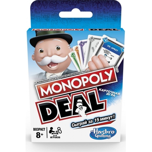 Купить Hasbro Настольная игра "Монополия Сделка" (карточная) арт.Е3113 в интернет-магазине Ravta – самая низкая цена