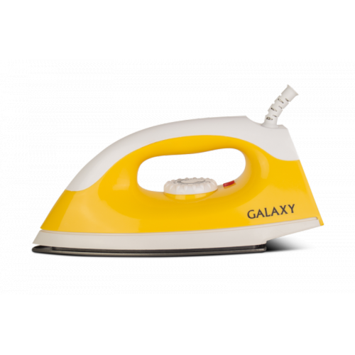 Купить Утюг GALAXY GL 6126 желтый 1400 вт,антипригарное покрытие подошвы в интернет-магазине Ravta – самая низкая цена