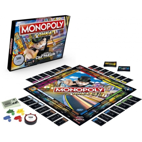 Купить Hasbro Настольная игра "Монополия" Гонка  арт.Е7033 в интернет-магазине Ravta – самая низкая цена