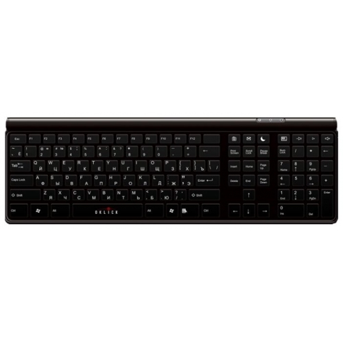 Купить Клавиатура Oklick 560S USB slim Multimedia (черный) в интернет-магазине Ravta – самая низкая цена