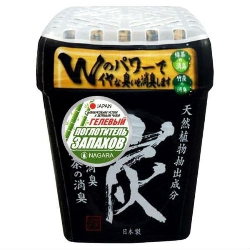 Купить 002725 NAGARA Поглотитель запаха гелевый с бамбуковым углем и зеленым чаем 320 гр в интернет-магазине Ravta – самая низкая цена