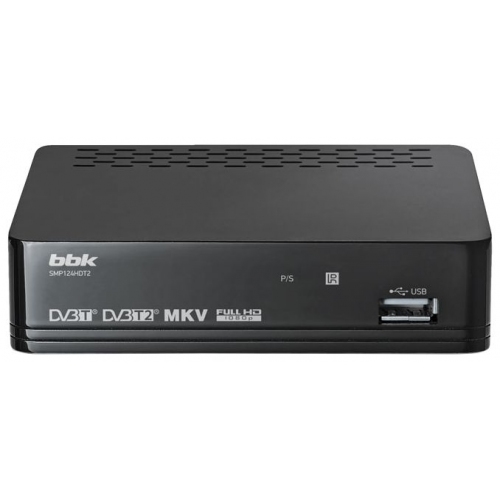 Купить Цифровой ресивер BBK SMP124HDT2 черный в интернет-магазине Ravta – самая низкая цена