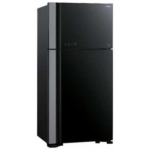 Купить Холодильник Hitachi R-VG 662 PU3 GBK чёрное стекло в интернет-магазине Ravta – самая низкая цена