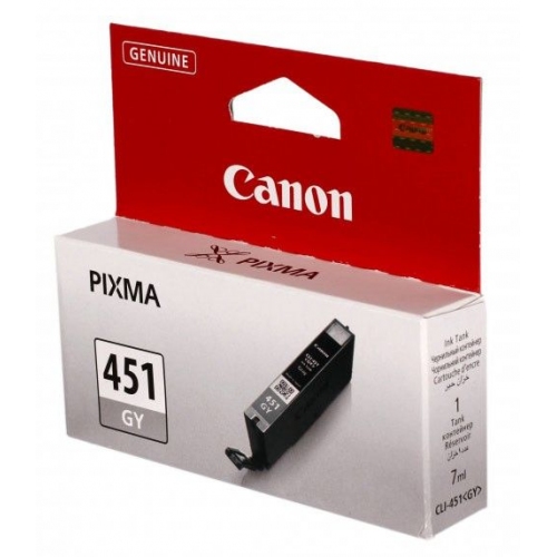 Купить Картридж струйный Canon CLI-451GY 6527B001 серый PIXMA MG6340 в интернет-магазине Ravta – самая низкая цена