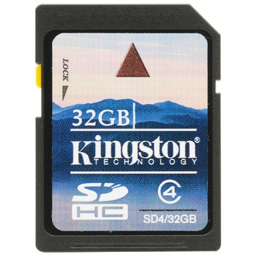 Купить Карта памти Kingston SDHC 32Gb Class 4(SD4/32GB) в интернет-магазине Ravta – самая низкая цена