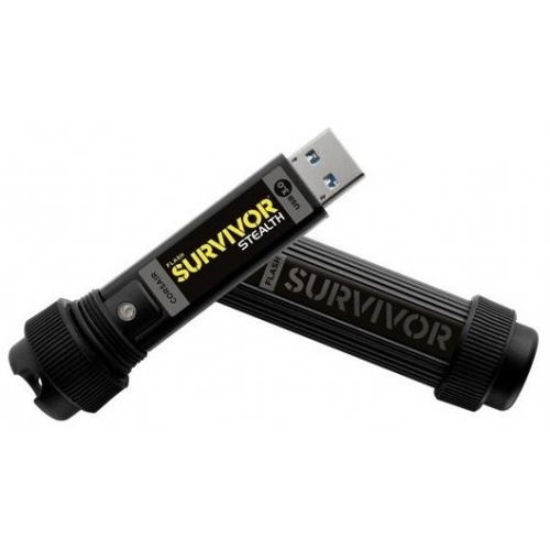 Купить Флеш Диск Corsair Survivor Stealth 128Gb USB3.0 (черный) в интернет-магазине Ravta – самая низкая цена