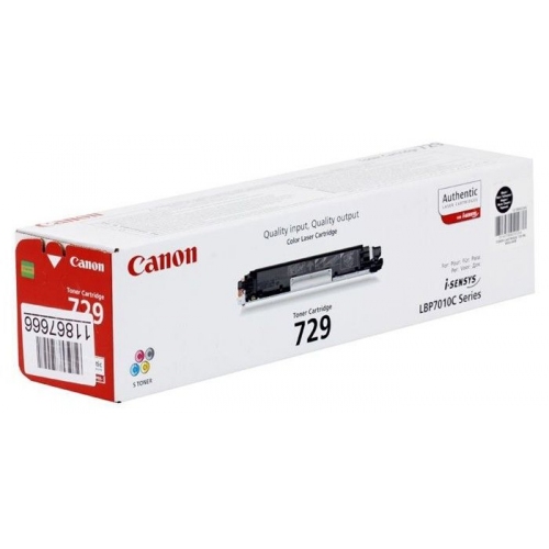 Купить Тонер картридж Canon 729BK 4370B002 black для i-Sensys LBP-7010C/7018C (1 200 стр) в интернет-магазине Ravta – самая низкая цена