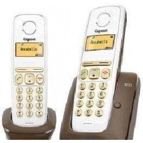 Купить Телефон DECT Gigaset A130 DUO DARK BRAUN (белый/коричневый) в интернет-магазине Ravta – самая низкая цена