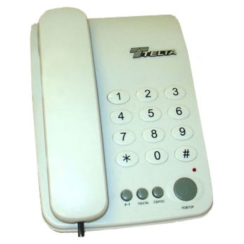 Купить Телефон проводной ТЕЛТА 217-7 наст/настен,пауза,Flash в интернет-магазине Ravta – самая низкая цена