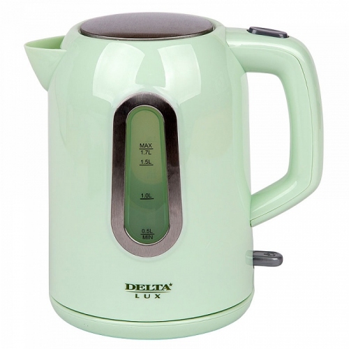 Купить Чайник DELTA  LUX DL-1036 светло-зеленый в интернет-магазине Ravta – самая низкая цена