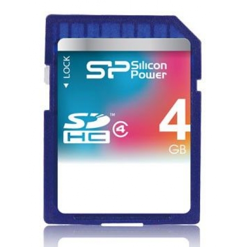 Купить Флеш карта SDHC 4Gb Class4 Silicon Power SP004GBSDH004V10 в интернет-магазине Ravta – самая низкая цена
