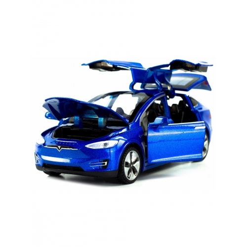 Купить Модель мет. "Tesla Model X" 1:32  инерц. свет, звук открыв. двери,багажник и капот арт.6810/71383 в интернет-магазине Ravta – самая низкая цена