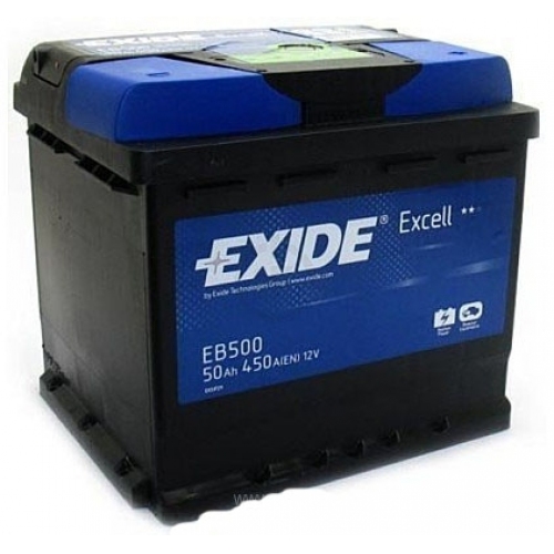 Купить Аккумулятор EXIDE Excell EB500 50Ah 450A в интернет-магазине Ravta – самая низкая цена
