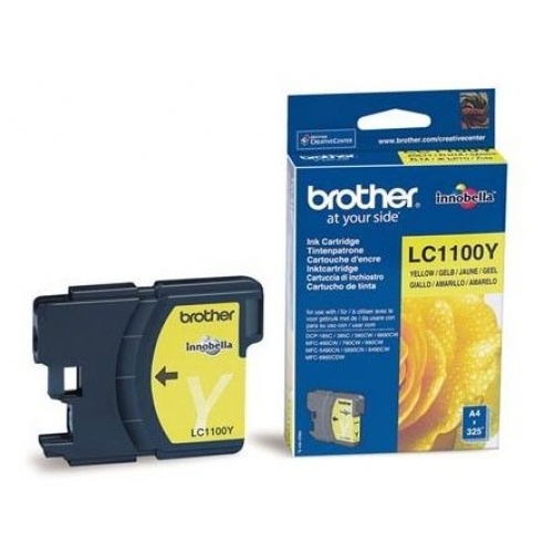 Купить Картридж струйный Brother LC1100Y yellow для DCP-385C/MFC-990CW/DCP-6690CW (325 стр) в интернет-магазине Ravta – самая низкая цена