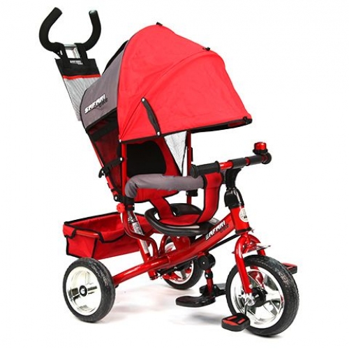 Велосипед GT7966 SAFARI TRIKE 3-кол.пласт.кол., страхов.обод, красный ...