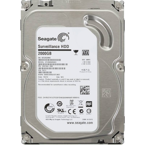 Купить Жесткий диск SEAGATE ST2000VX003 2TB SATA 5900RPM 6GB/S 64MB в интернет-магазине Ravta – самая низкая цена