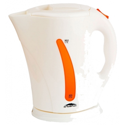 Купить Чайник Эльбрус-2 пласт.белый с оранжевым в интернет-магазине Ravta – самая низкая цена