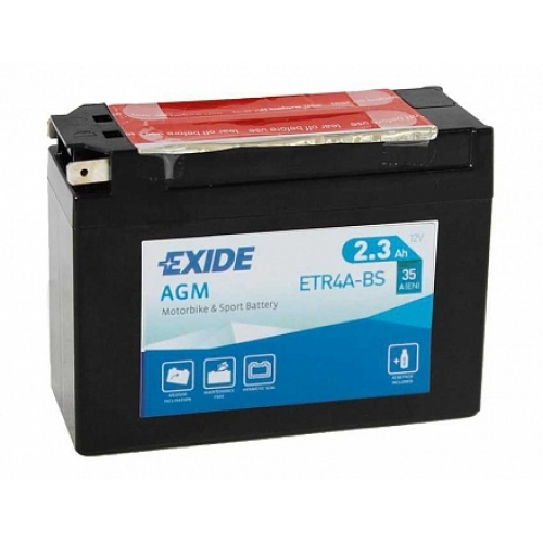Купить Мото аккумулятор EXIDE ETR4A-BS 2Ah 35A в интернет-магазине Ravta – самая низкая цена
