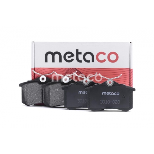 Купить 3010-028 METACO Колодки тормозные задние дисковые к-кт в интернет-магазине Ravta – самая низкая цена