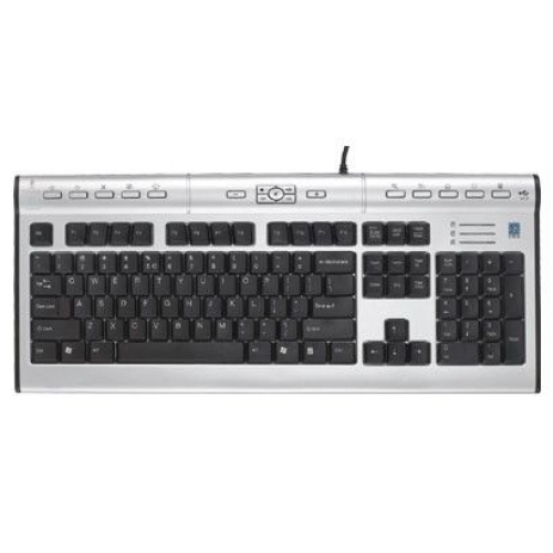 Купить Клавиатура A4 KL-7mu (серебристый/черный) PS/2 в интернет-магазине Ravta – самая низкая цена