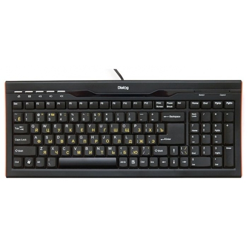 Купить Клавиатура Dialog KP-115 BUH (черный) в интернет-магазине Ravta – самая низкая цена