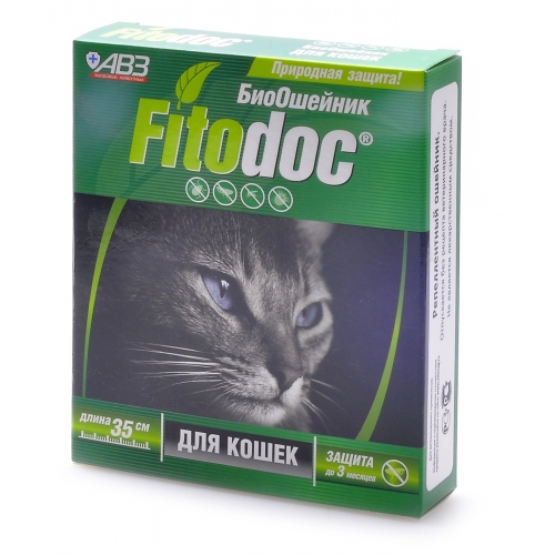 Купить Агроветзащита Фитодок био ошейник репеллентный для кошек 35 см в интернет-магазине Ravta – самая низкая цена