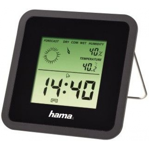 Купить Термометр-гигрометр Hama TH50 (черный) в интернет-магазине Ravta – самая низкая цена