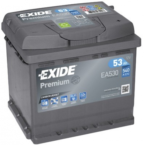 Купить Аккумулятор EXIDE Premium EA530 53Ah 540A в интернет-магазине Ravta – самая низкая цена