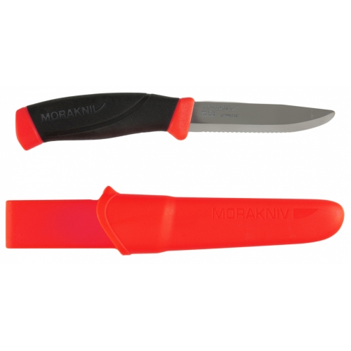 Купить Нож Mora Companion F Rescue нержавеющая сталь, лезвие 99 мм/2,5мм с зазубринами и тупой нос в интернет-магазине Ravta – самая низкая цена