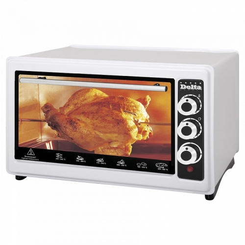 Купить Мини-печь DELTA D-024 белая (рестайлинг)37 л в интернет-магазине Ravta – самая низкая цена