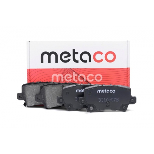 Купить 3010-078 METACO Колодки тормозные задние дисковые к-кт в интернет-магазине Ravta – самая низкая цена