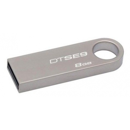 Купить Флеш диск USB Kingston 8Gb DataTraveler SE9 DTSE9H/8GB-YAN USB2.0 серебристый в интернет-магазине Ravta – самая низкая цена