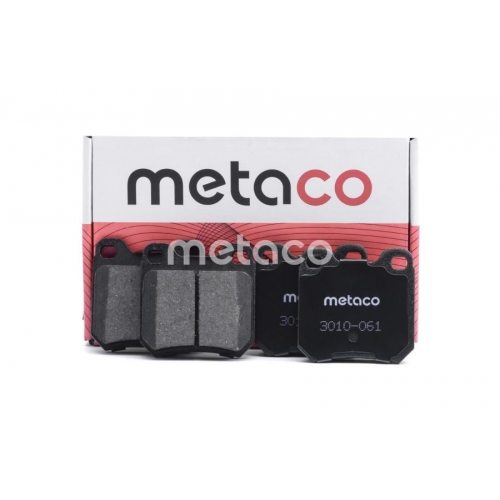 Купить 3010-061 METACO Колодки тормозные задние дисковые к-кт в интернет-магазине Ravta – самая низкая цена