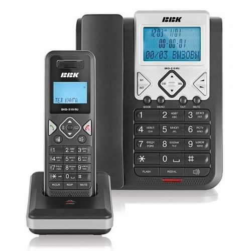Купить Телефон DECT BBK BKD-519RU чер в интернет-магазине Ravta – самая низкая цена