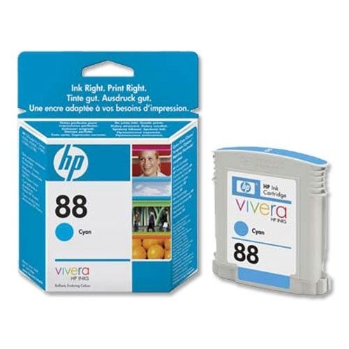 Купить Картридж струйный HP C9386AE cyan №88 для Officejet Pro K550/5400 (22,8 мл) в интернет-магазине Ravta – самая низкая цена