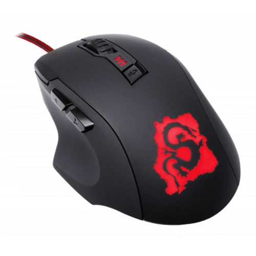 Купить Мышь Oklick 725G DRAGON Gaming Optical Mouse Black-Red USB в интернет-магазине Ravta – самая низкая цена