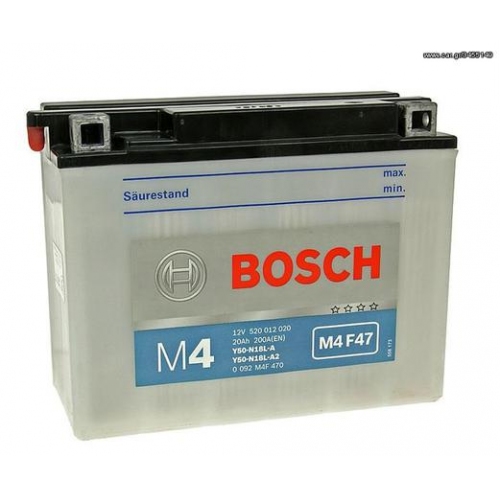 Купить Мото аккумулятор BOSCH MOBA 0092M4F470 M4 20Ah 200A в интернет-магазине Ravta – самая низкая цена