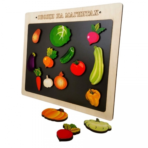 Купить Магнитная игра "Овощи на магнитах" 15 дет. арт.8352 /30 в интернет-магазине Ravta – самая низкая цена