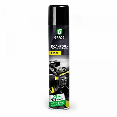 Купить GRASS Полироль-очиститель пластика  "Dashboard Cleaner" глянцевый блескЛимон, 750мл."12" 120107-1 в интернет-магазине Ravta – самая низкая цена